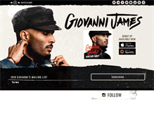 Tablet Screenshot of giovannijames.com